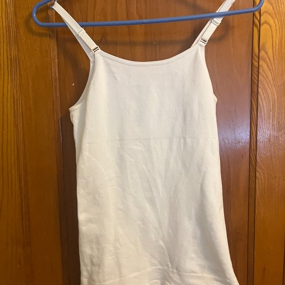 Shapermint Essentials White All Day Every Day Scoop Neck Cami Size L - Picture 3 of 3
